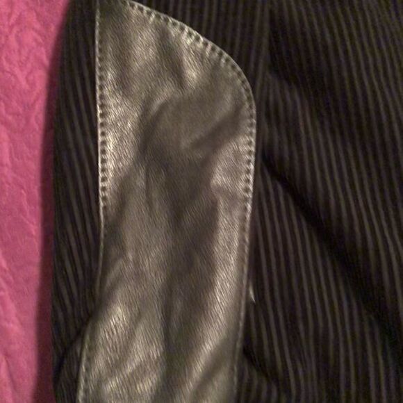 Torras jacket - bomber style - Corduroy W/ leather accents leather accent- lined - Picture 5 of 10